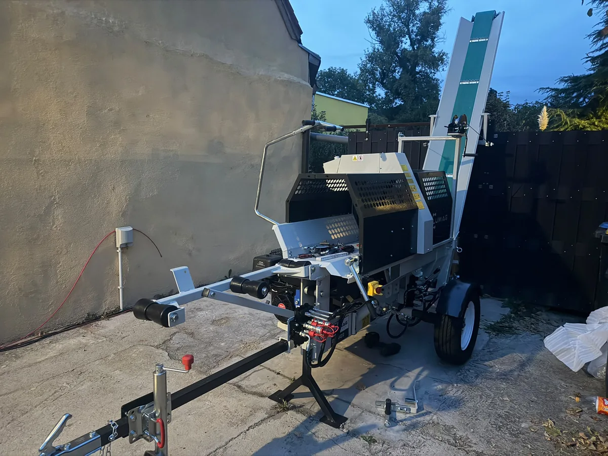 LUMAG SSA-400-12/G Sägespaltautomat mit Förderband